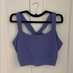 Athleta Purple Sports Bra with Supportive Band